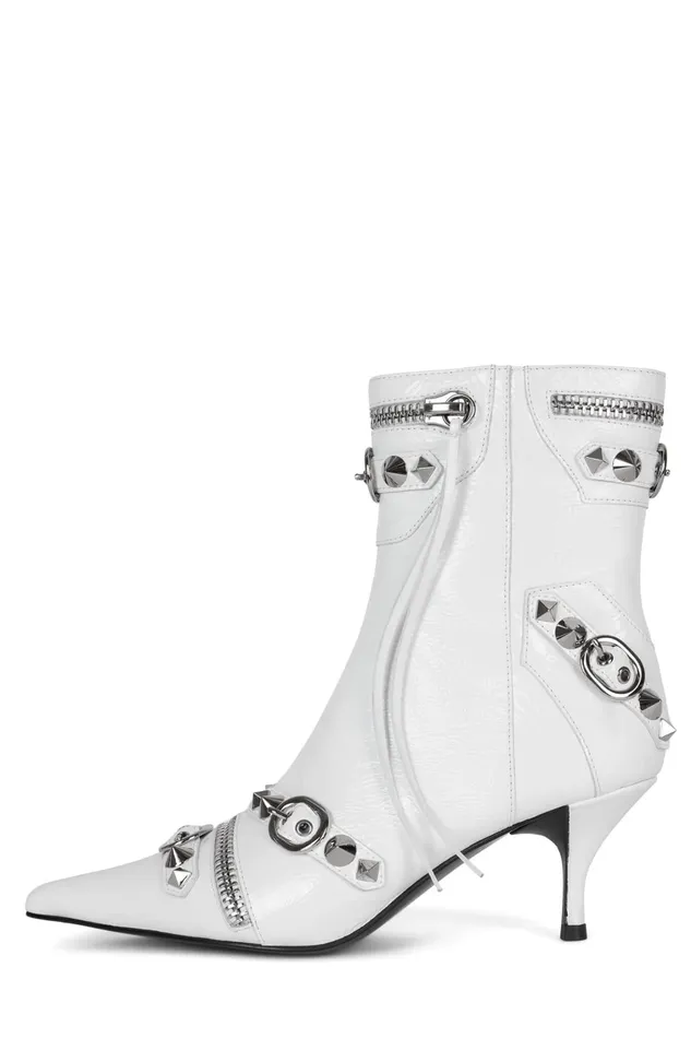 Women Ankle To Mid Jeffrey Campbell ALTROCK White Silver
