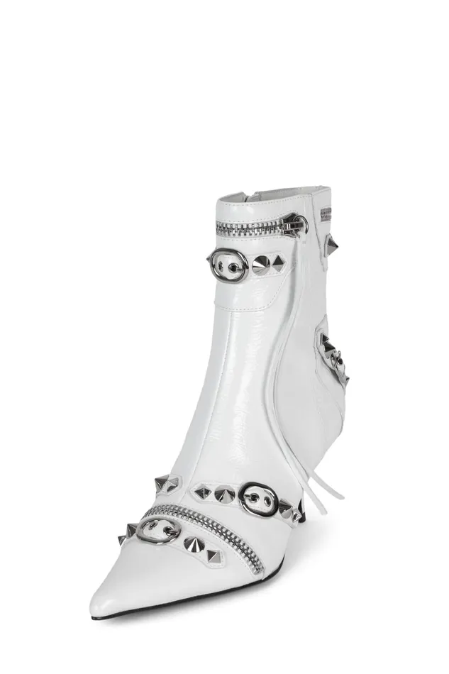 Women Ankle To Mid Jeffrey Campbell ALTROCK White Silver
