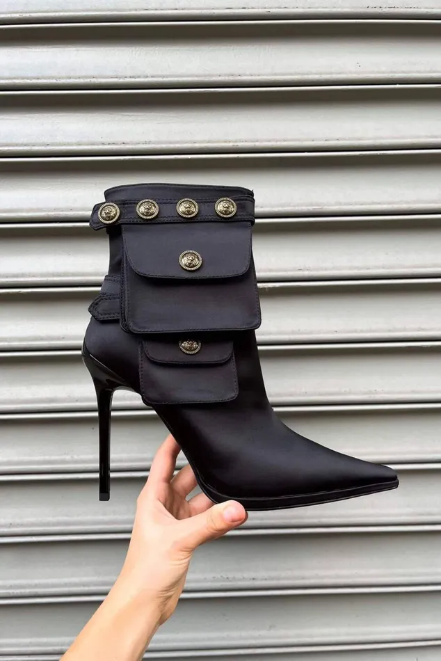 Women Ankle To Mid Jeffrey Campbell STASHED Red Satin