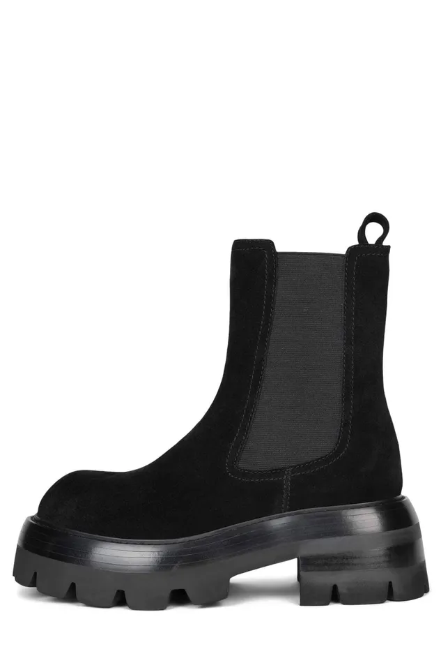 Women Ankle To Mid Jeffrey Campbell SUBURBIA Black Suede