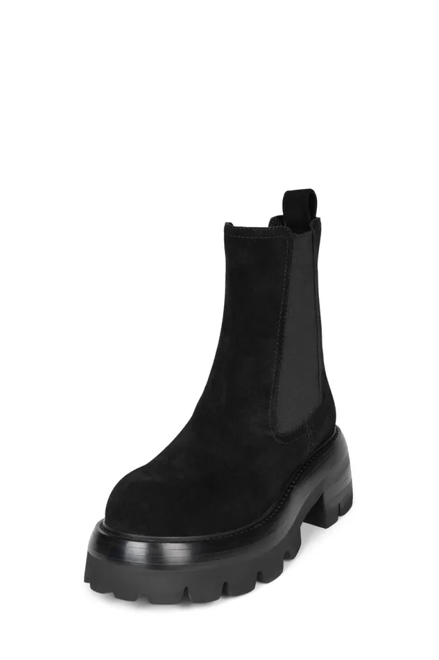 Women Ankle To Mid Jeffrey Campbell SUBURBIA Black Suede