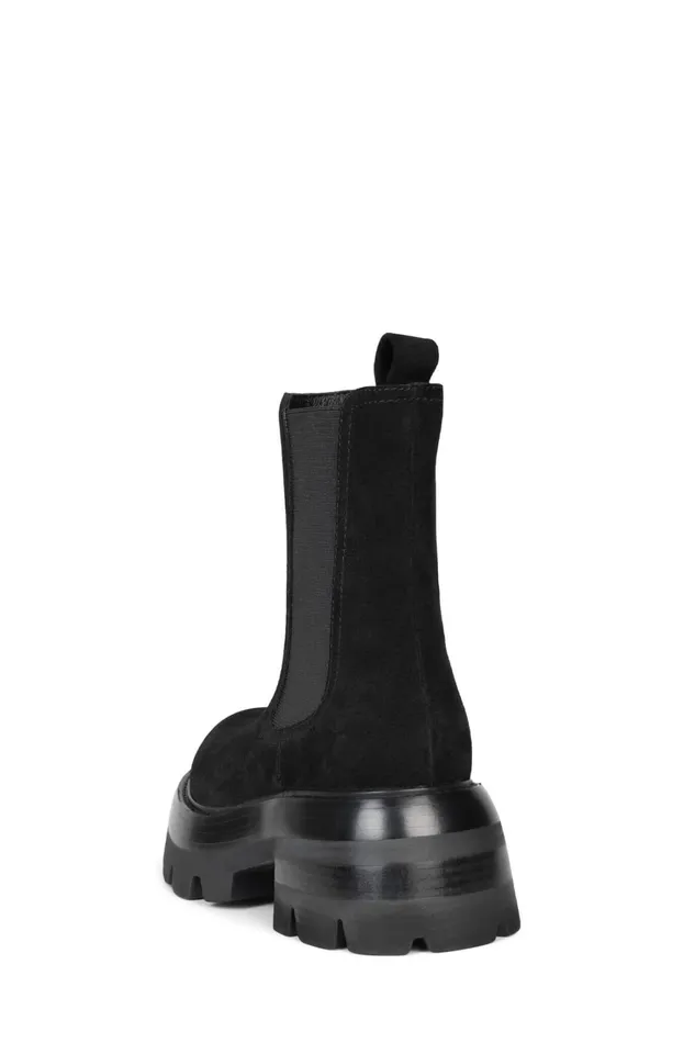 Women Ankle To Mid Jeffrey Campbell SUBURBIA Black Suede