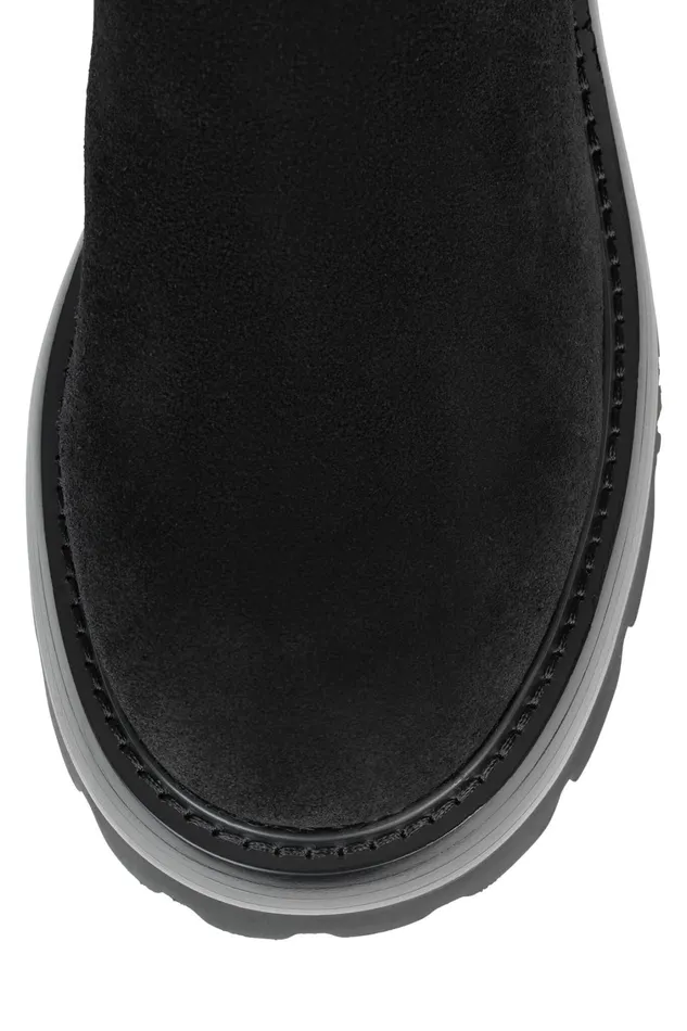 Women Ankle To Mid Jeffrey Campbell SUBURBIA Black Suede