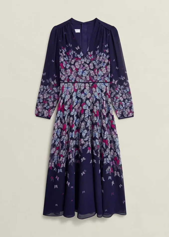 Women Aurora Dress Midnight Multi Hobbs Dresses and Jumpsuits