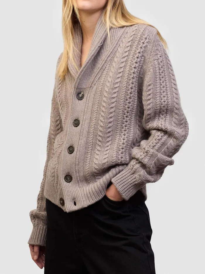 Women Begg X Co Cardigans Aspen Cashmere Cardigan Lynx