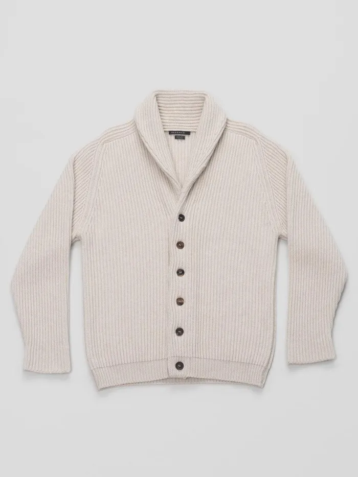 Women Begg X Co Cardigans Yacht Cashmere Cardigan Oat Melange