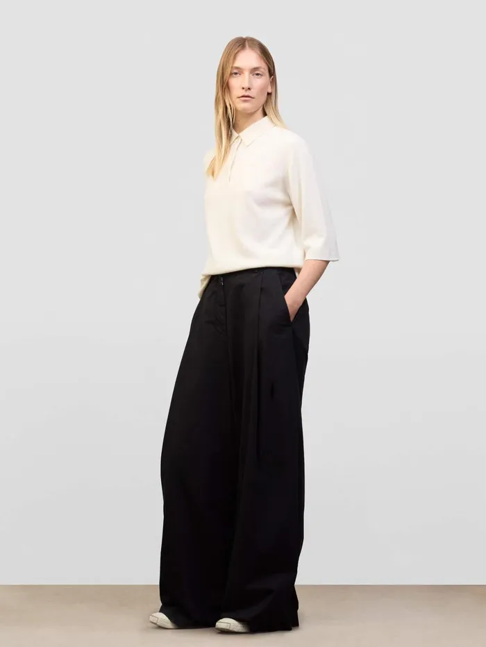 Women Begg X Co Loungewear Monterey Cashmere Polo Frost