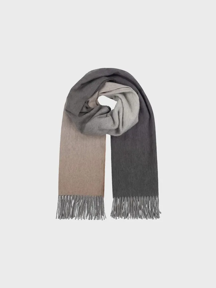 Women Begg X Co Nuance Scarf Nuance Ombre Cashmere Stole Marbled Midnight