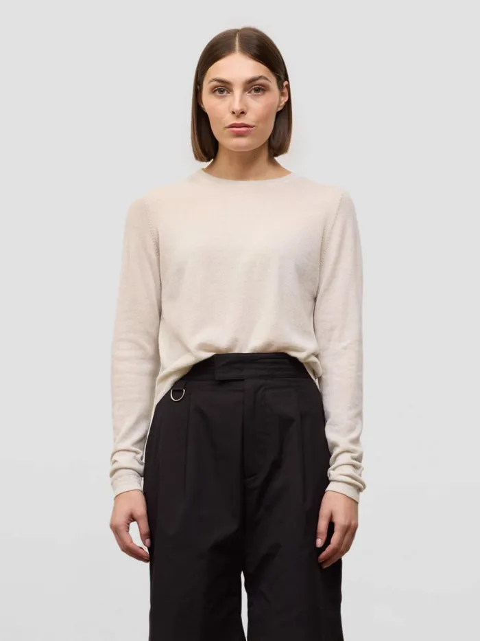 Women Begg X Co Sweaters Cou Cou Cashmere Sweater White Sail