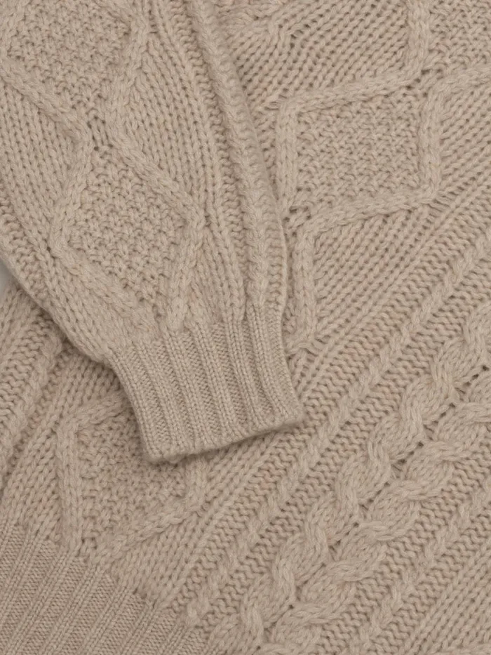 Women Begg X Co Sweaters Fionn Cashmere Sweater Light Brown Natural