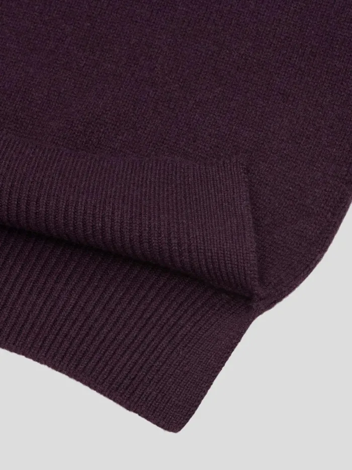 Women Begg X Co Sweaters Kiso Roll Neck Cashmere Sweater Deep Purple