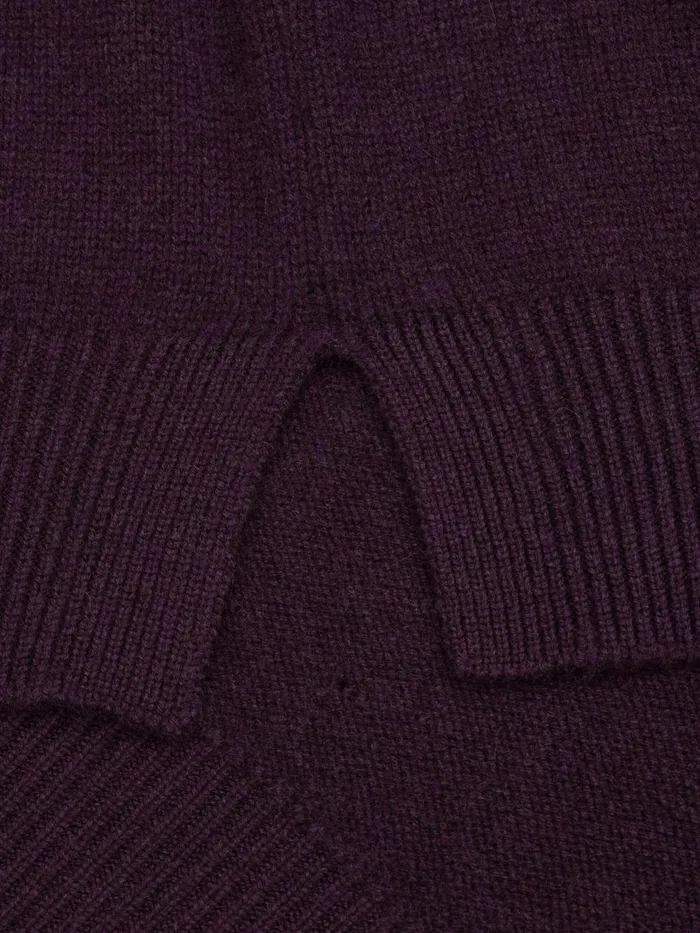 Women Begg X Co Sweaters Kiso Roll Neck Cashmere Sweater Deep Purple