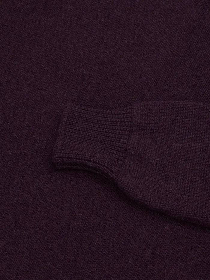 Women Begg X Co Sweaters Kiso Roll Neck Cashmere Sweater Deep Purple