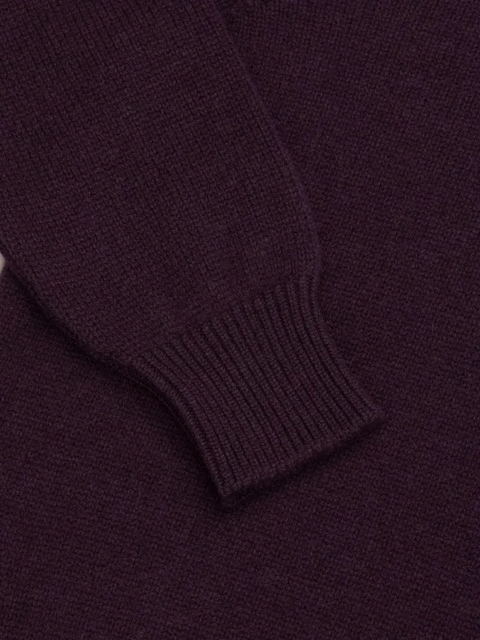 Women Begg X Co Sweaters Kiso Roll Neck Cashmere Sweater Deep Purple