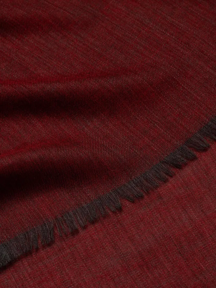 Women Begg X Co Wispy Scarf Wispy Solid Superfine Cashmere Scarf Merlot