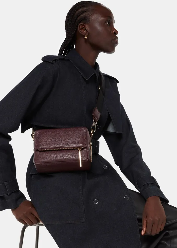 Women Bibi Bags Whistles Plum Bibi Crossbody Bag