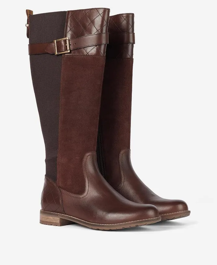 Women Boots Barbour Ange KneeHigh Boots Choco Women Boots Barbour Ange KneeHigh Boots Choco