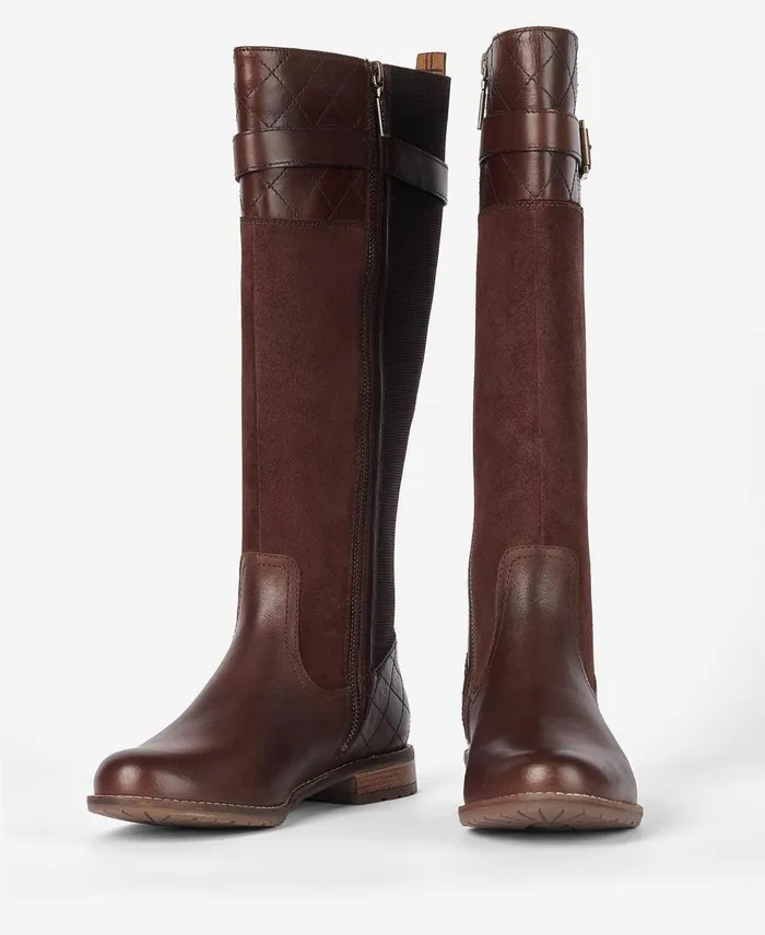 Women Boots Barbour Ange KneeHigh Boots Choco Women Boots Barbour Ange KneeHigh Boots Choco