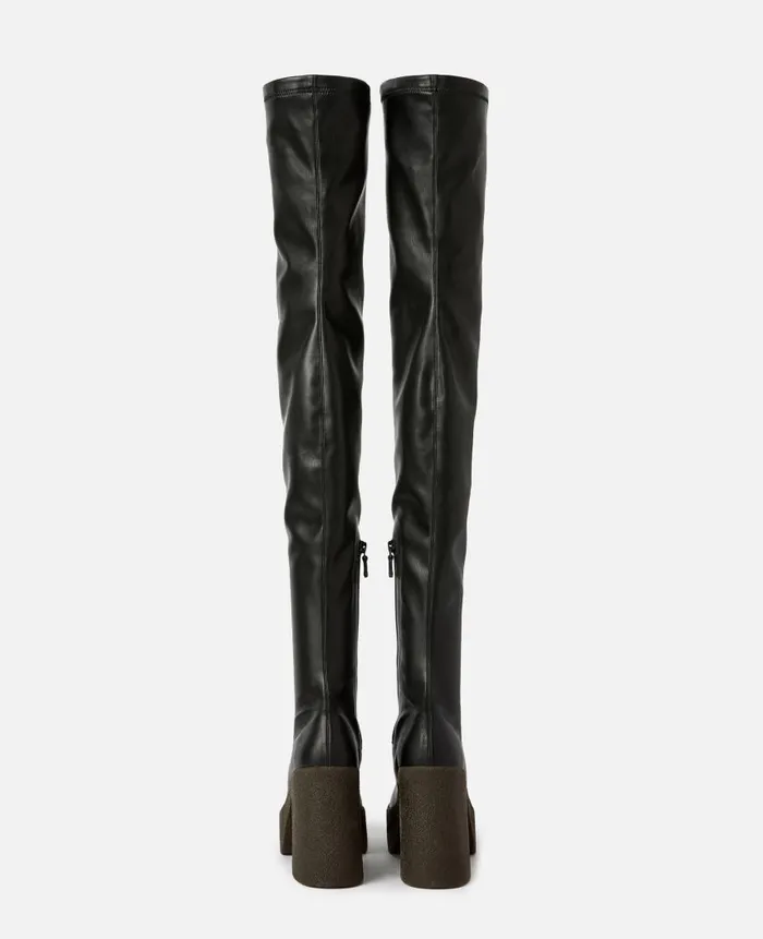 Women Boots Stella McCartney Skyla AboveTheKnee Boots Black