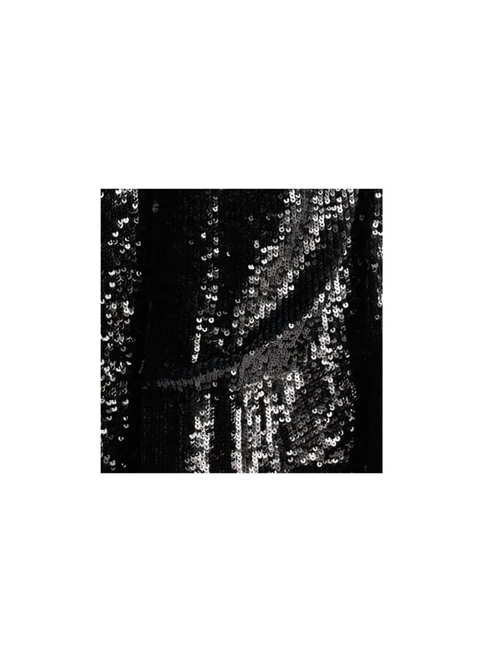 Women Bottoms ALC Megan Sequin Cargo Pant Black