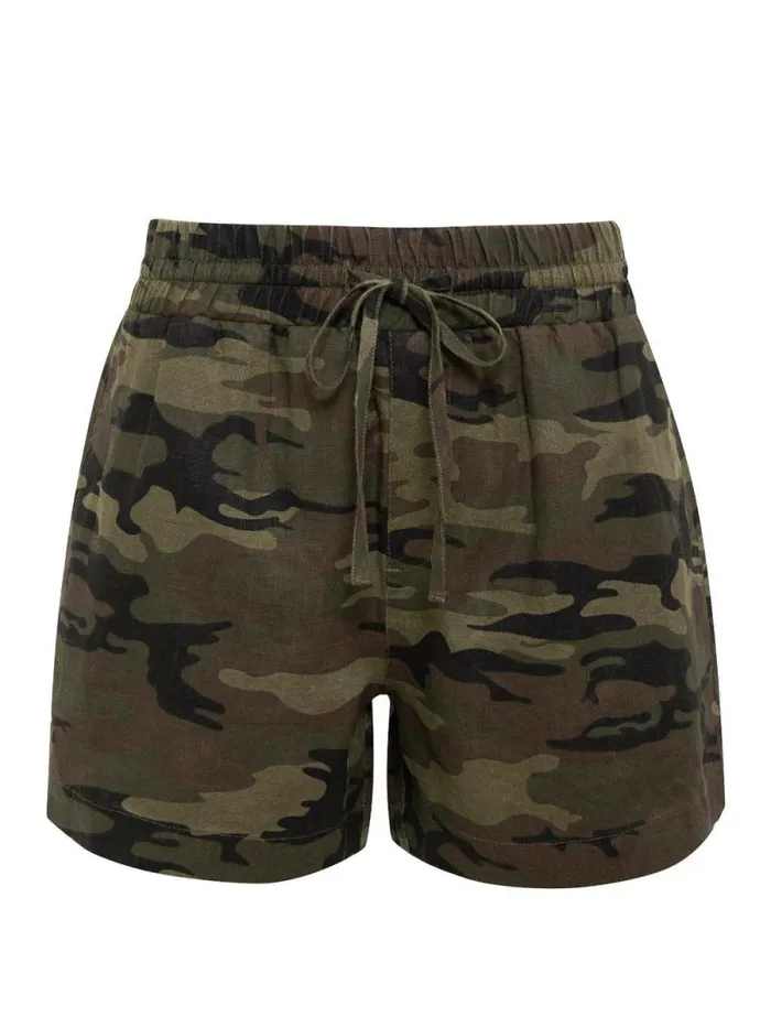 Women Breezy Camo High Rise Short Little Hero Camo Sanctuary Clothing Shorts