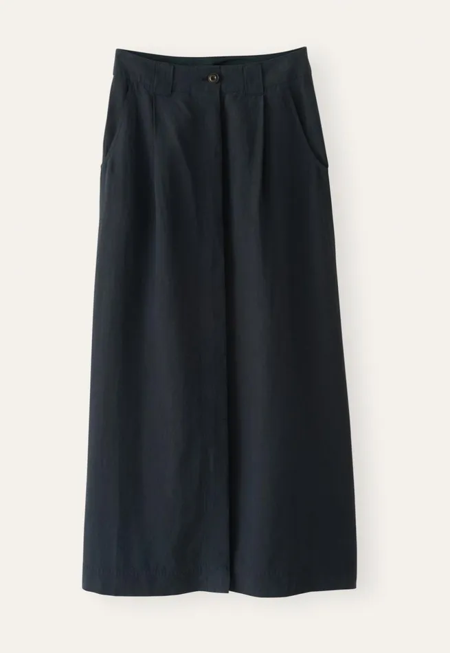 Women Buttonfront Skirt Poetry Fashion Dresses and Skirts
