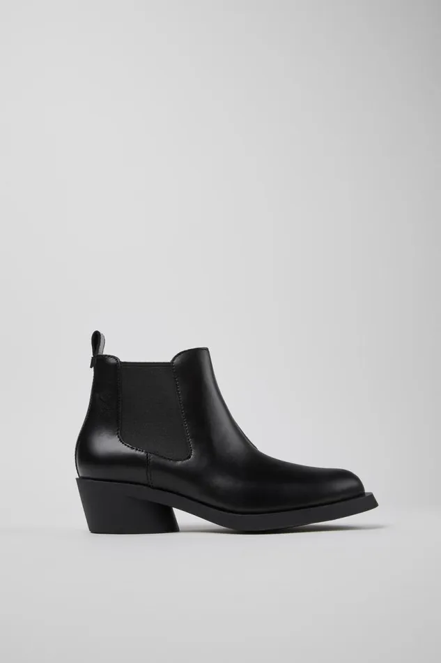 Women Camper Ankle Boots Bonnie Black Leather Ankle Boots Women Camper Ankle Boots Bonnie Black Leather Ankle Boots
