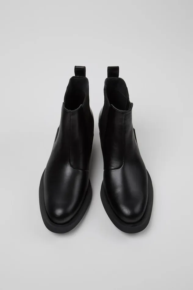 Women Camper Ankle Boots Bonnie Black Leather Ankle Boots Women Camper Ankle Boots Bonnie Black Leather Ankle Boots