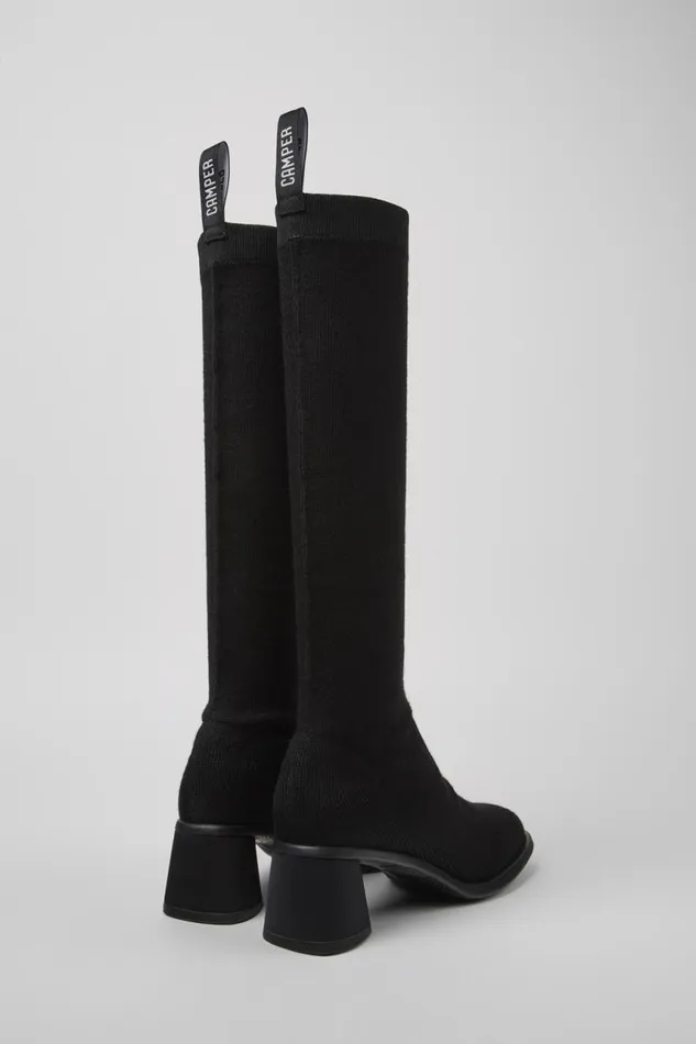 Women Camper Boots Kiara TENCEL Black Textile Highboot Women Camper Boots Kiara TENCEL Black Textile Highboot