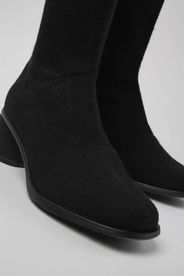 Women Camper Boots Kiara TENCEL Black Textile Highboot Women Camper Boots Kiara TENCEL Black Textile Highboot