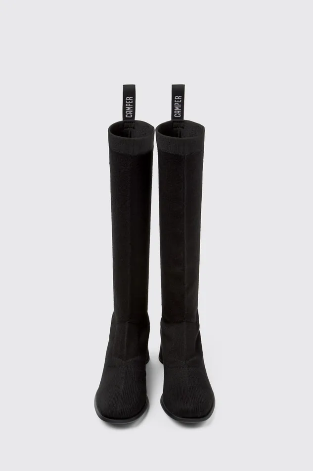 Women Camper Boots Kiara TENCEL Black Textile Highboot Women Camper Boots Kiara TENCEL Black Textile Highboot