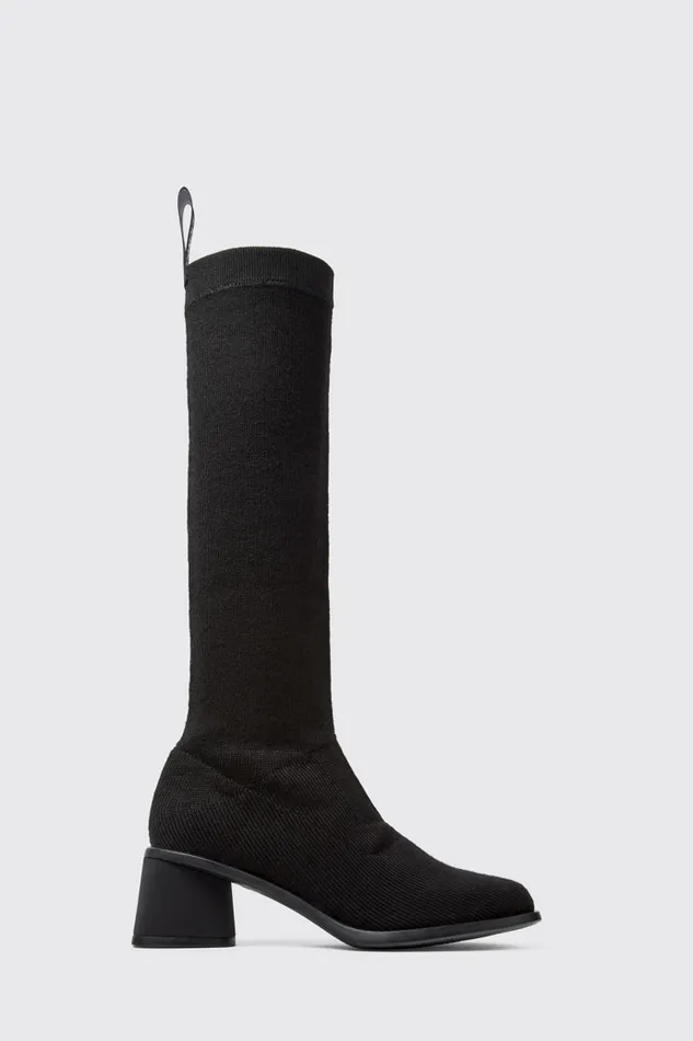 Women Camper Boots Kiara TENCEL Black Textile Highboot Women Camper Boots Kiara TENCEL Black Textile Highboot