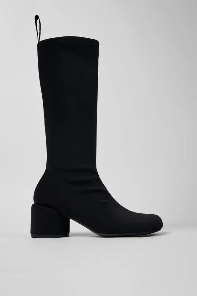 Women Camper Boots Niki Black Textile Bootie Women Camper Boots Niki Black Textile Bootie
