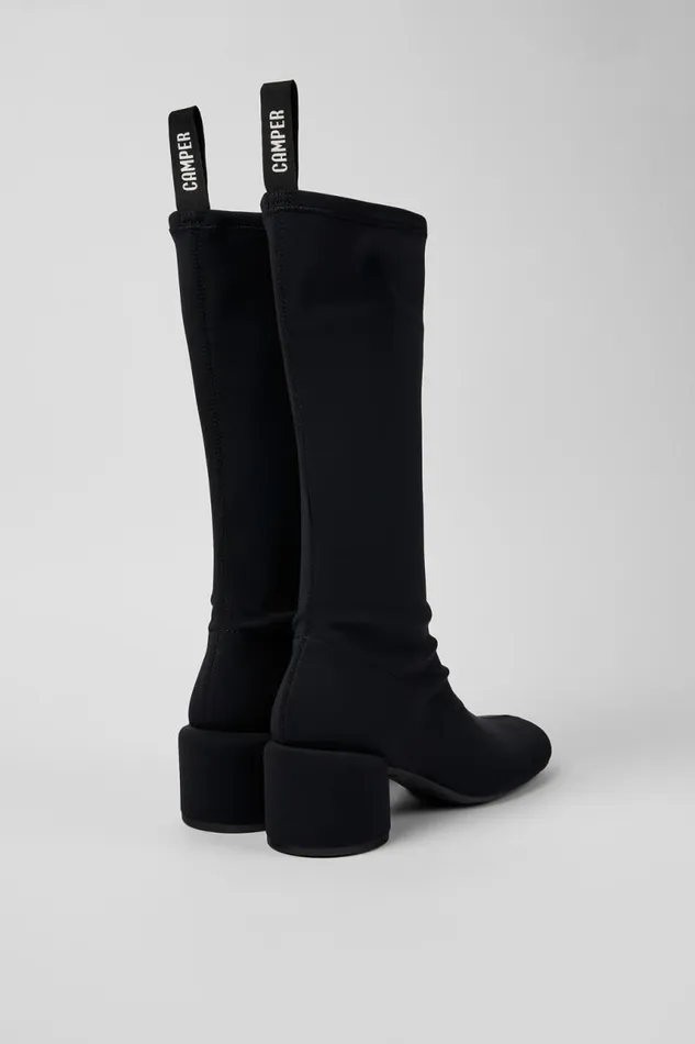 Women Camper Boots Niki Black Textile Bootie Women Camper Boots Niki Black Textile Bootie