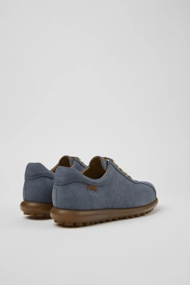 Women Camper Casual Shoes Pelotas Blue Nubuck Shoe Women Camper Casual Shoes Pelotas Blue Nubuck Shoe
