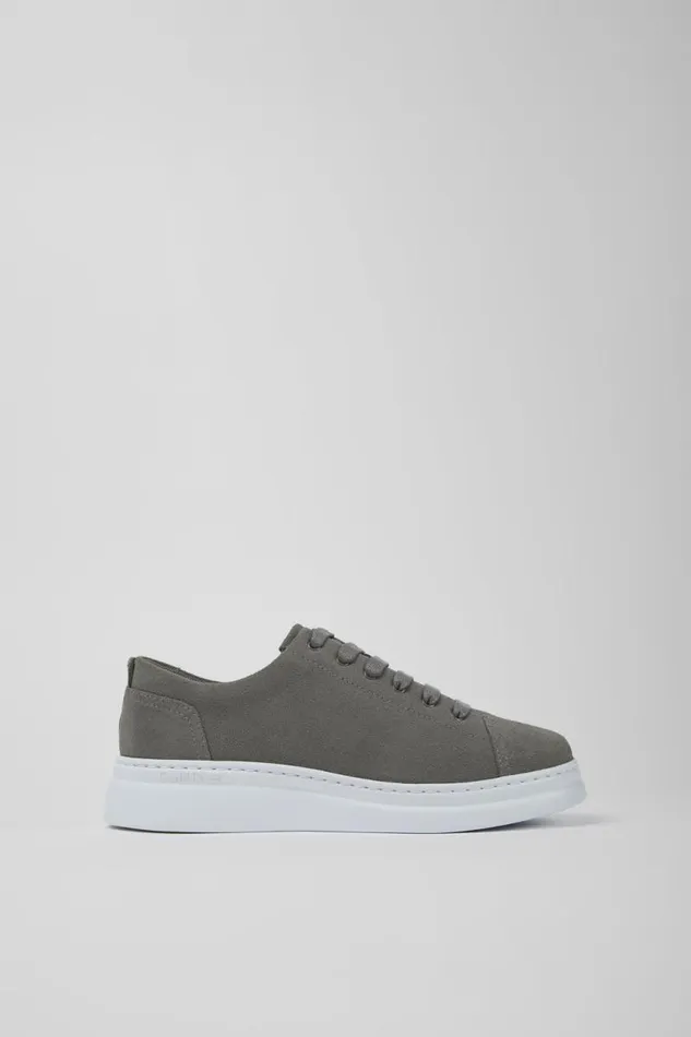Women Camper Casual Shoes Runner Up Gray Nubuck Sneakers Women Camper Casual Shoes Runner Up Gray Nubuck Sneakers