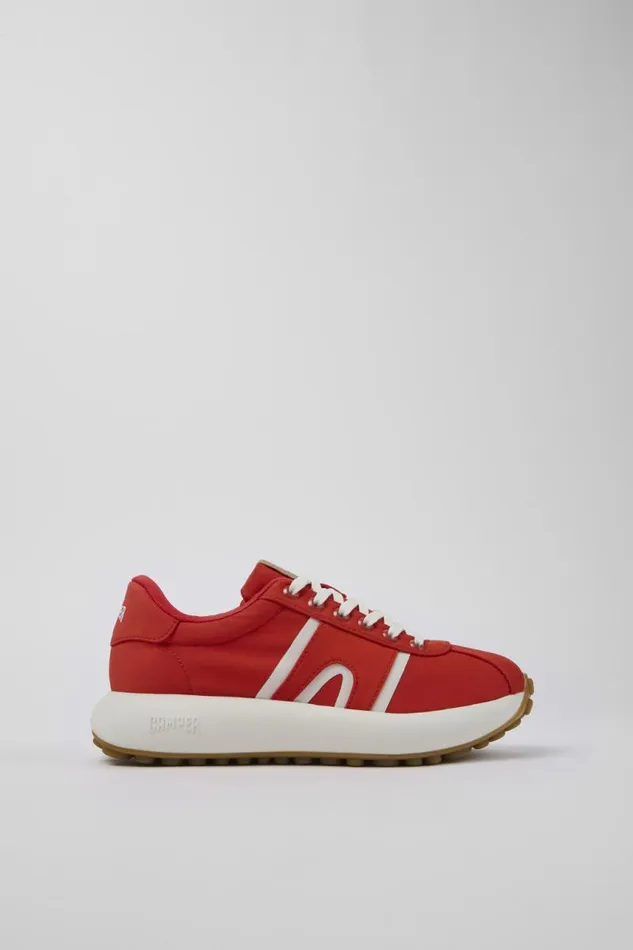 Women Camper Sneakers Pelotas Athens Red Textile Sneaker Women Camper Sneakers Pelotas Athens Red Textile Sneaker