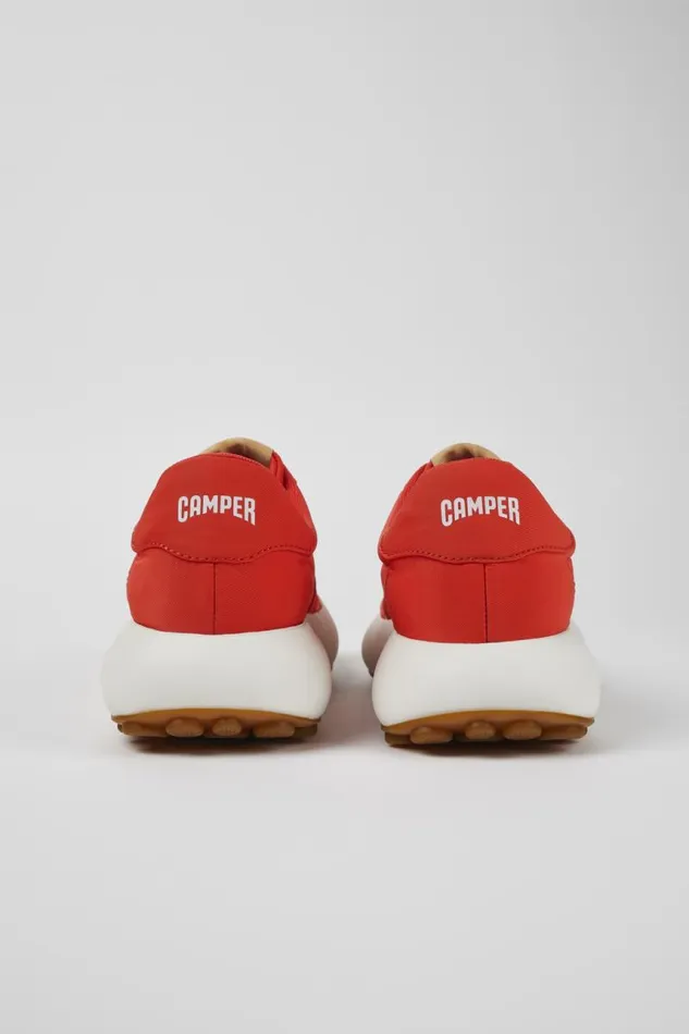 Women Camper Sneakers Pelotas Athens Red Textile Sneaker Women Camper Sneakers Pelotas Athens Red Textile Sneaker