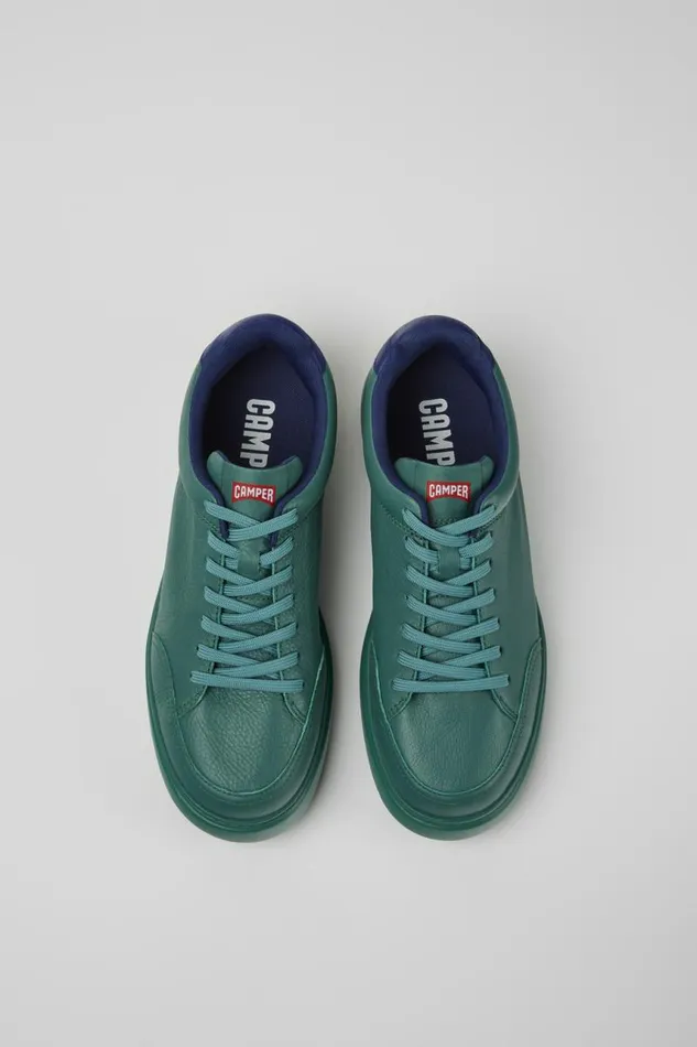 Women Camper Sneakers Runner K21 Green Leather Sneakers Women Camper Sneakers Runner K21 Green Leather Sneakers