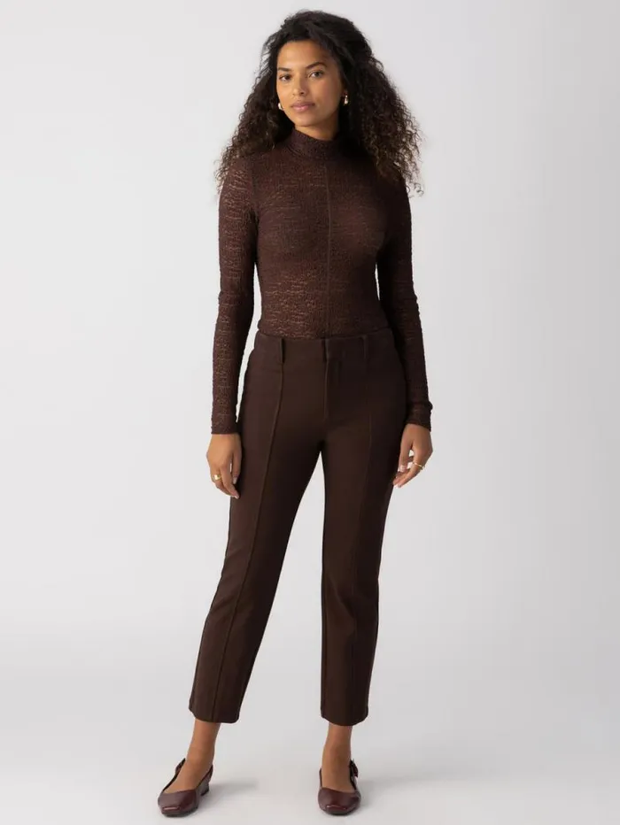 Women Cassie SemiHigh Rise Legging Coffee Sanctuary Clothing Pants