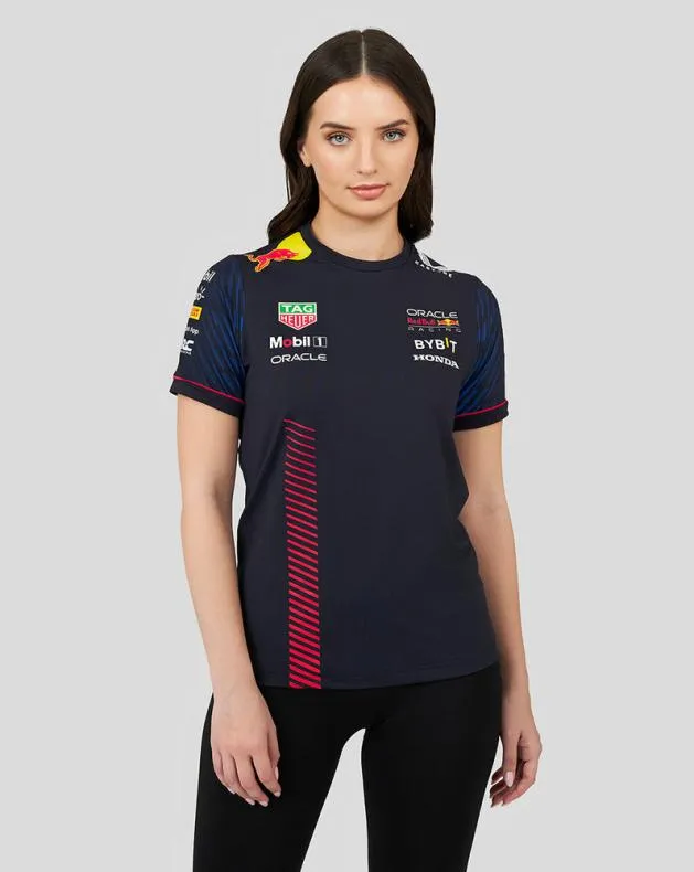Women Castore Tops ORACLE RED BULL RACING SET UP TSHIRT 8211 NIGHT SKY
