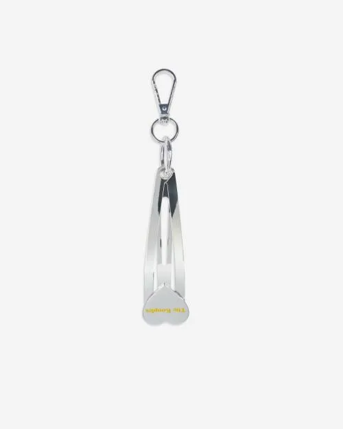 Women Charms The Kooples Silver Barrette Bag Charm Silver