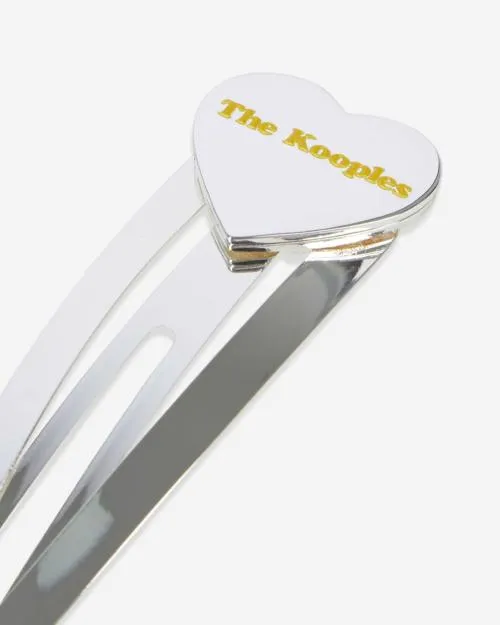 Women Charms The Kooples Silver Barrette Bag Charm Silver