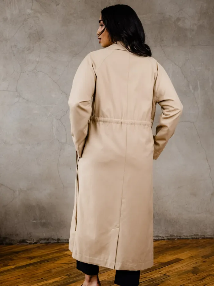 Women Coats and Jackets Able Kimberly Trench Coat Moss