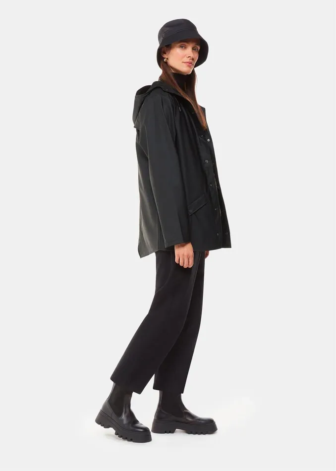 Women Coats and Jackets Whistles Black Rains Jacket