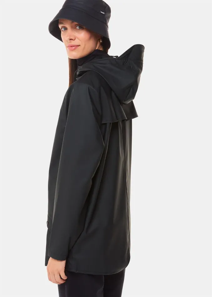 Women Coats and Jackets Whistles Black Rains Jacket