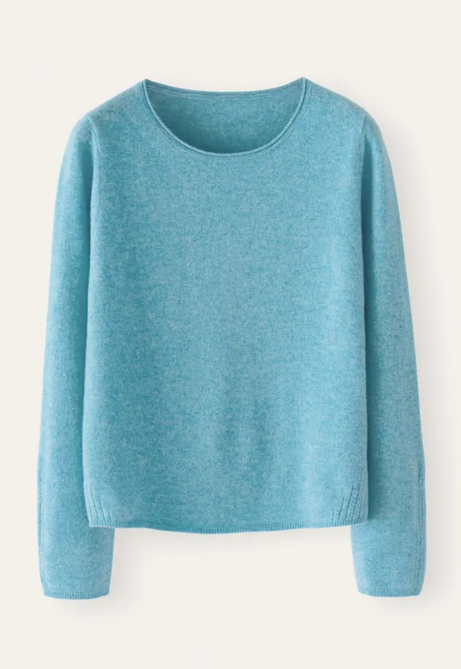 Women Crewneck Sweater Soft Peacock Poetry Fashion Sweaters