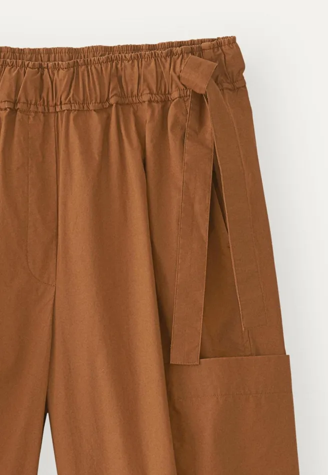 Women Cropped Pullon Trousers Toffee Poetry Fashion Trousers and Shorts