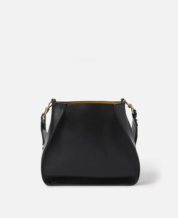 Women Crossbody Bags Stella McCartney Logo Crossbody Bag Black