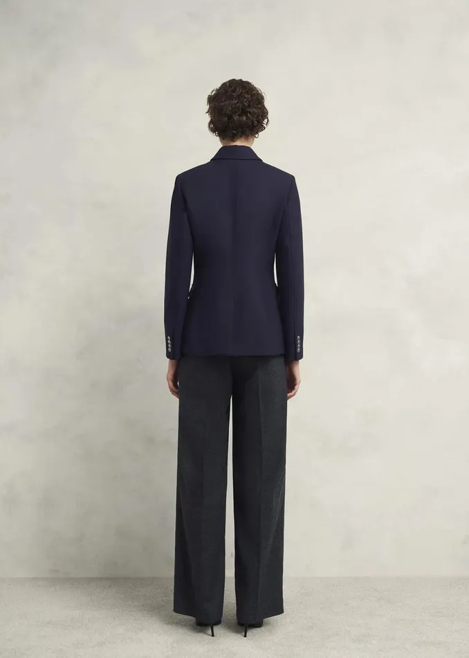 Women Dorney Jacket With Wool Navy Hobbs Coats and Jackets